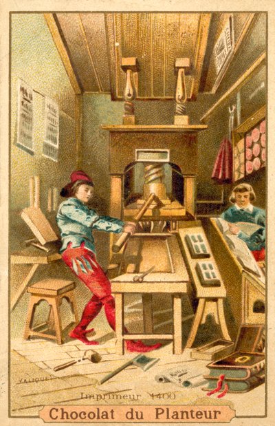 Printer, 1400 by French School